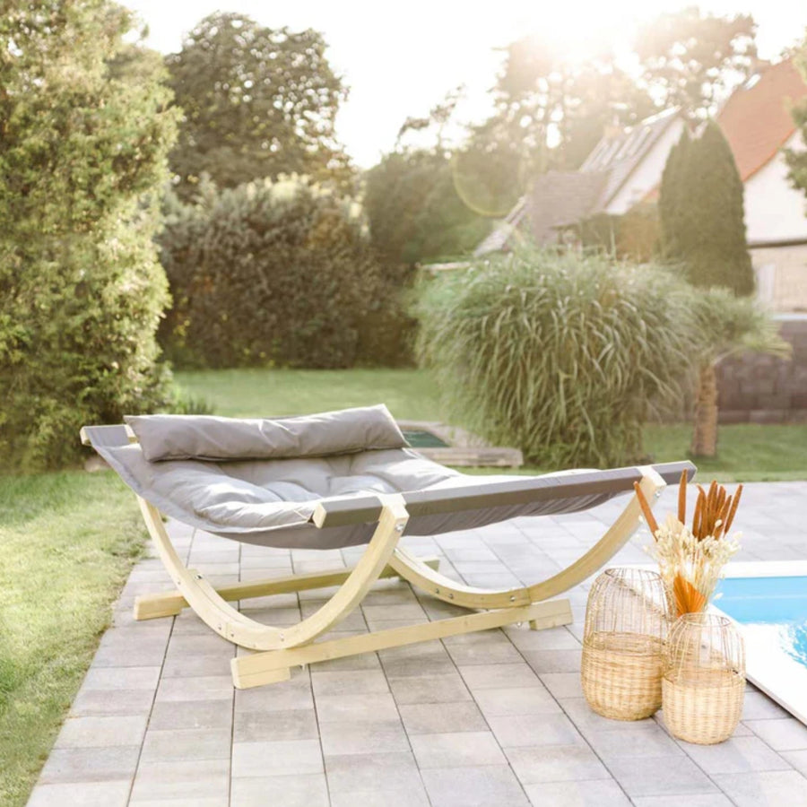 lounge bed anthracite product exterior view — view 4