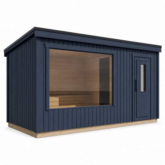 Modular Outdoor Sauna Kalle XL — angle view 2