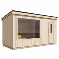 Modular Outdoor Sauna Kalle XL — angle view 2