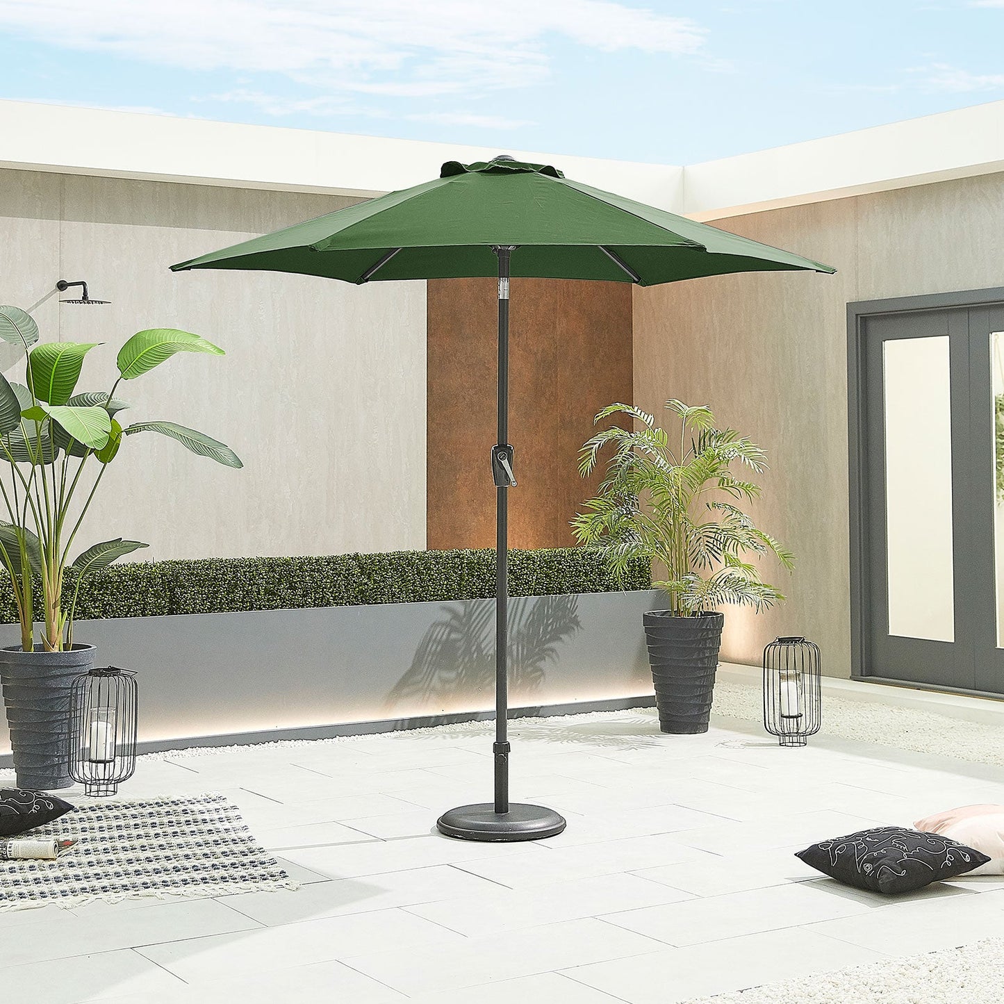Antigua Aluminium Parasol | Multiple Sizes & Colours