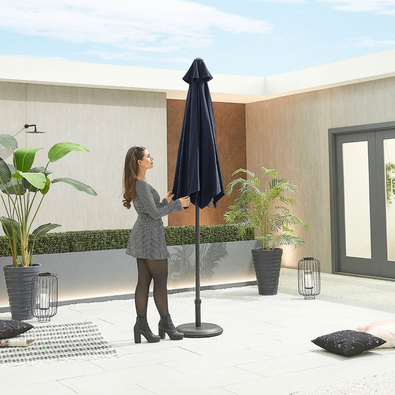Antigua Aluminium Parasol | Multiple Sizes & Colours