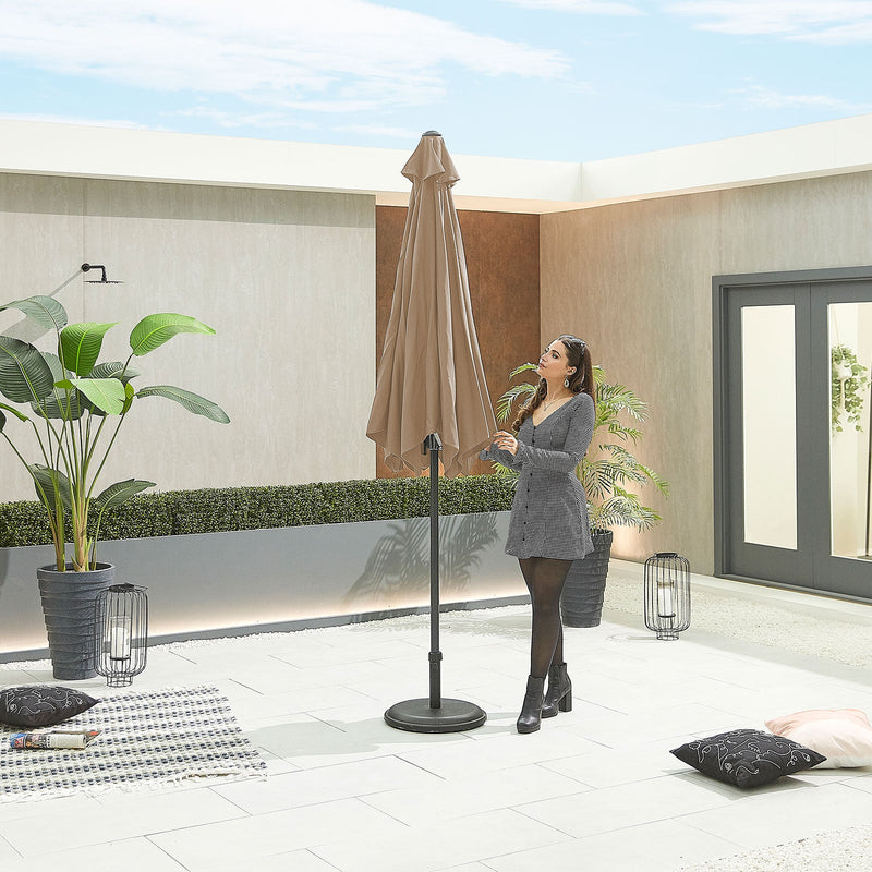 Antigua Aluminium Parasol | Multiple Sizes & Colours