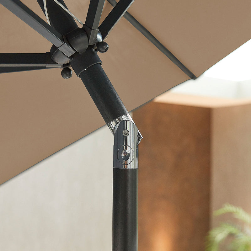Antigua Aluminium Parasol | Multiple Sizes & Colours