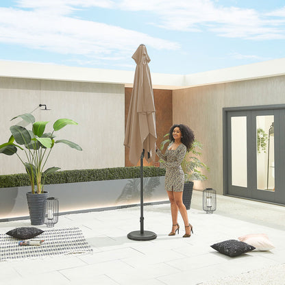 Antigua Aluminium Parasol | Multiple Sizes & Colours