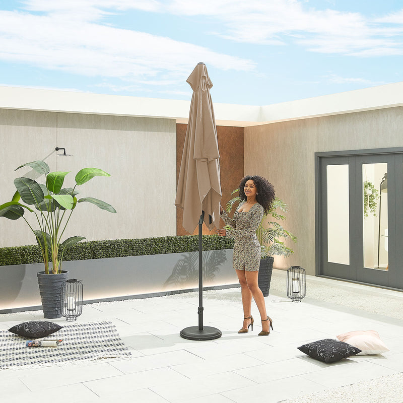 Antigua Aluminium Parasol | Multiple Sizes & Colours