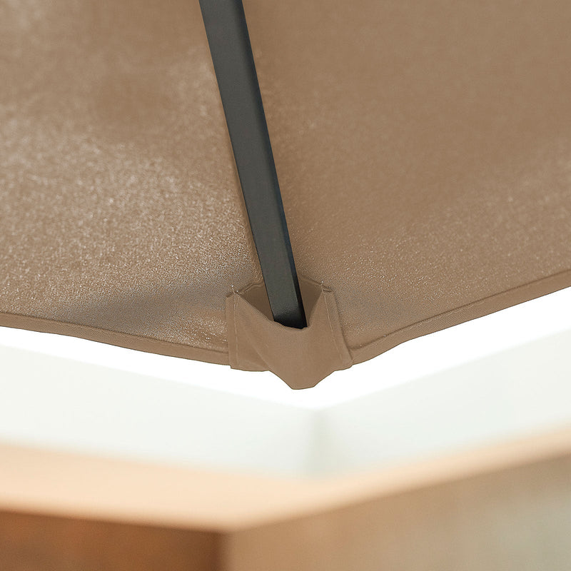 Antigua Aluminium Parasol | Multiple Sizes & Colours