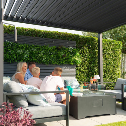 Titan Freestanding Aluminium Pergola | Multiple Sizes | Grey, Pebble & Wood Look