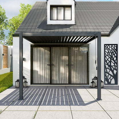 Titan Freestanding Aluminium Pergola | Multiple Sizes | Grey, Pebble & Wood Look