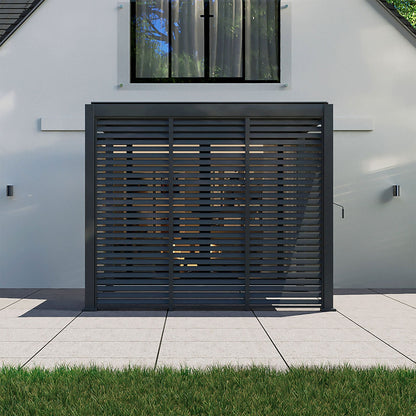 Titan Louvred Side Wall | Adjustable, Fixed & Standard | 1m / 1.2m / 1.33m | Grey & Pebble