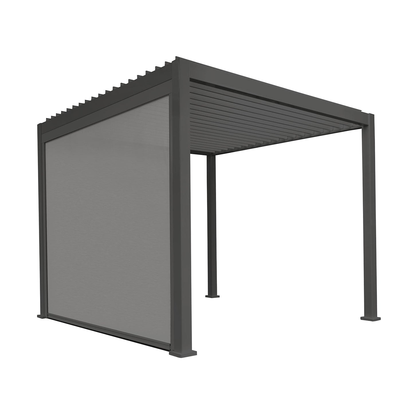Titan Pergola Pull Down Privacy Screen | Multiple Sizes | Grey & Pebble