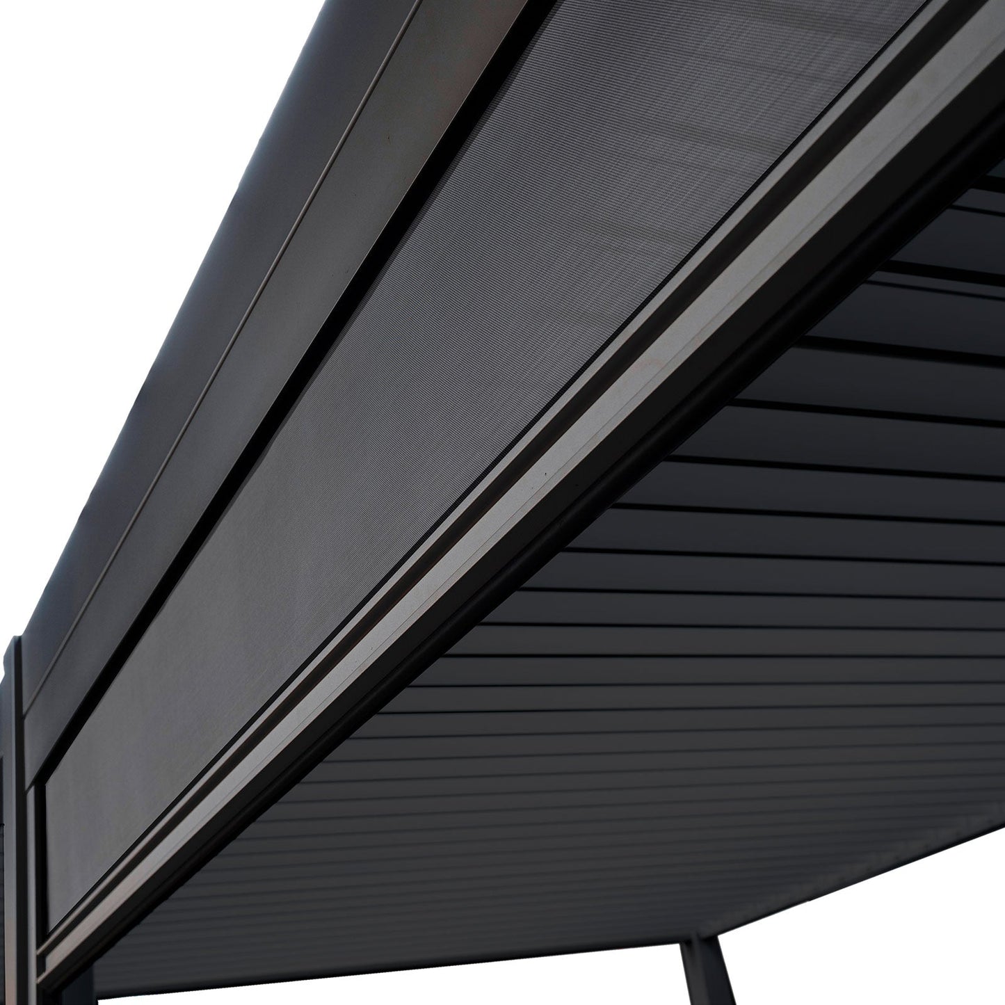 Titan Pergola Pull Down Privacy Screen | Multiple Sizes | Grey & Pebble