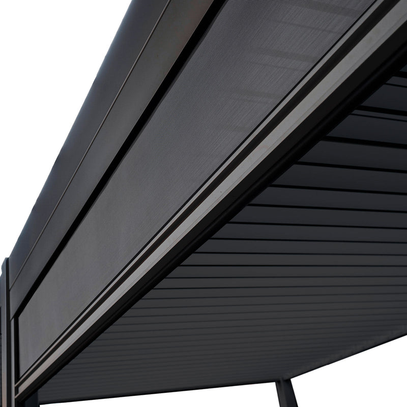 Titan Pergola Pull Down Privacy Screen | Multiple Sizes | Grey & Pebble