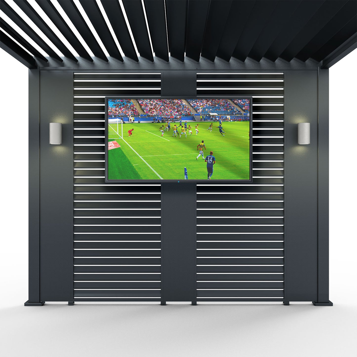 Titan 31cm Solid Side Wall Panel | Grey, Pebble & Wood Look