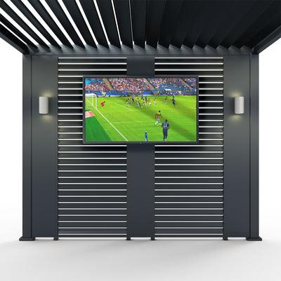 Titan 31cm Solid Side Wall Panel | Grey, Pebble & Wood Look
