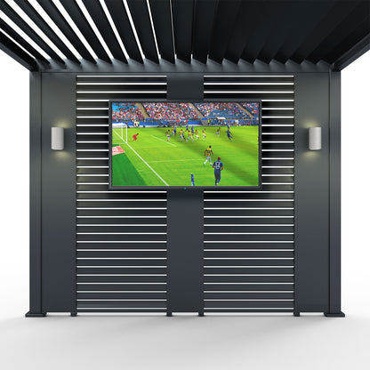 Titan 31cm Solid Side Wall Panel | Grey, Pebble & Wood Look