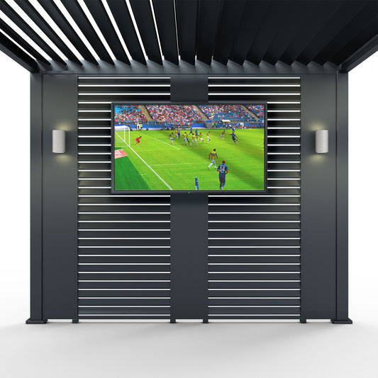 Titan 31cm Solid Side Wall Panel | Grey, Pebble & Wood Look