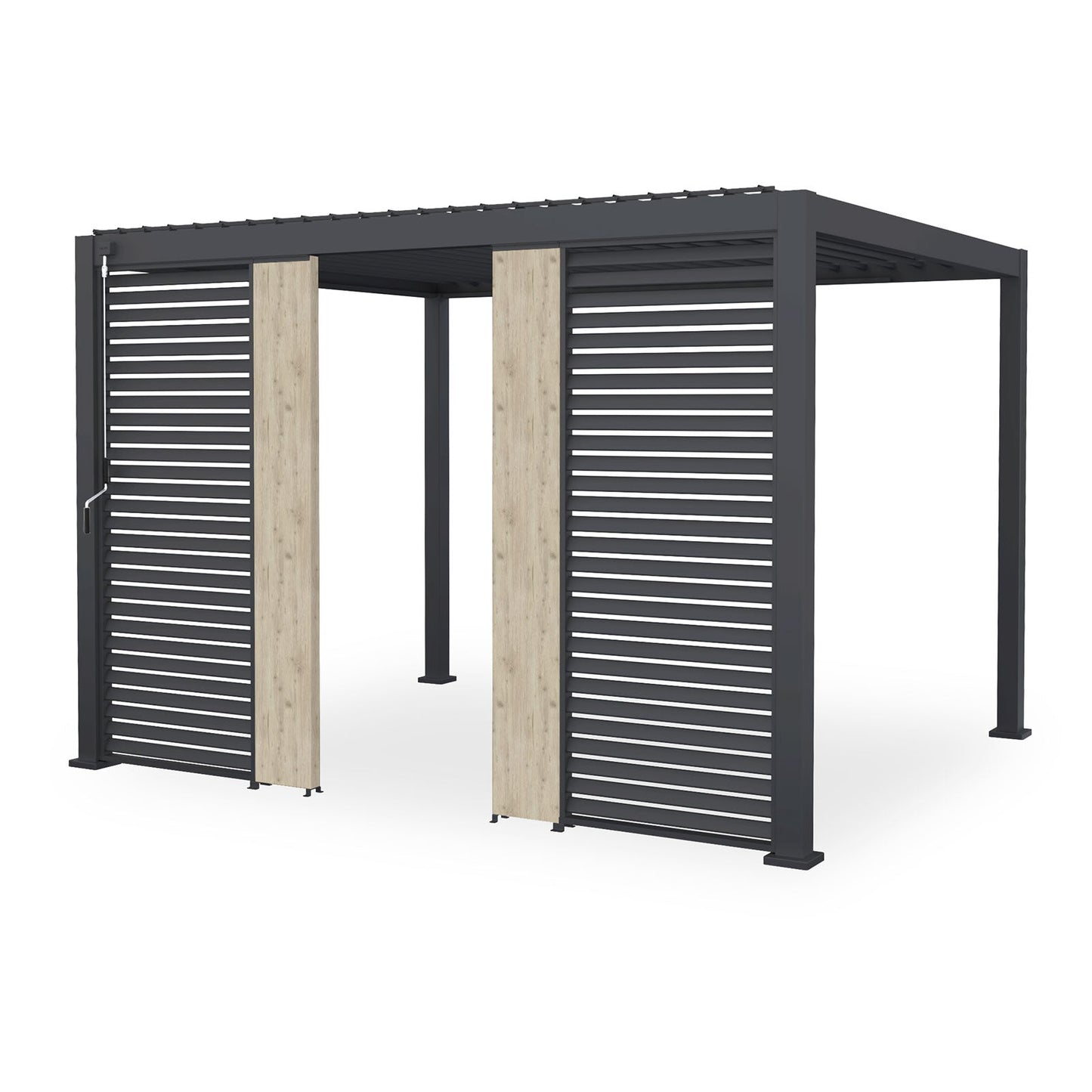 Titan 31cm Solid Side Wall Panel | Grey, Pebble & Wood Look