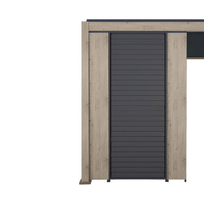 Titan 31cm Solid Side Wall Panel | Grey, Pebble & Wood Look