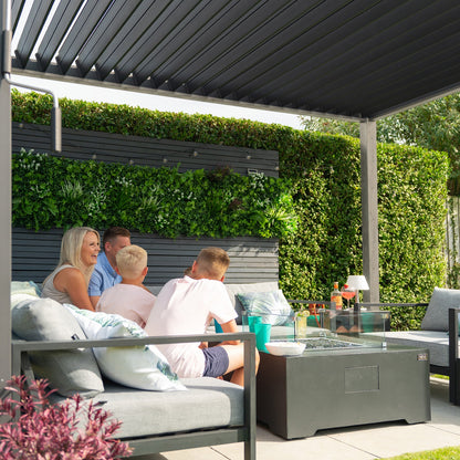 Titan Freestanding Aluminium Pergola | Multiple Sizes | Grey, Pebble & Wood Look