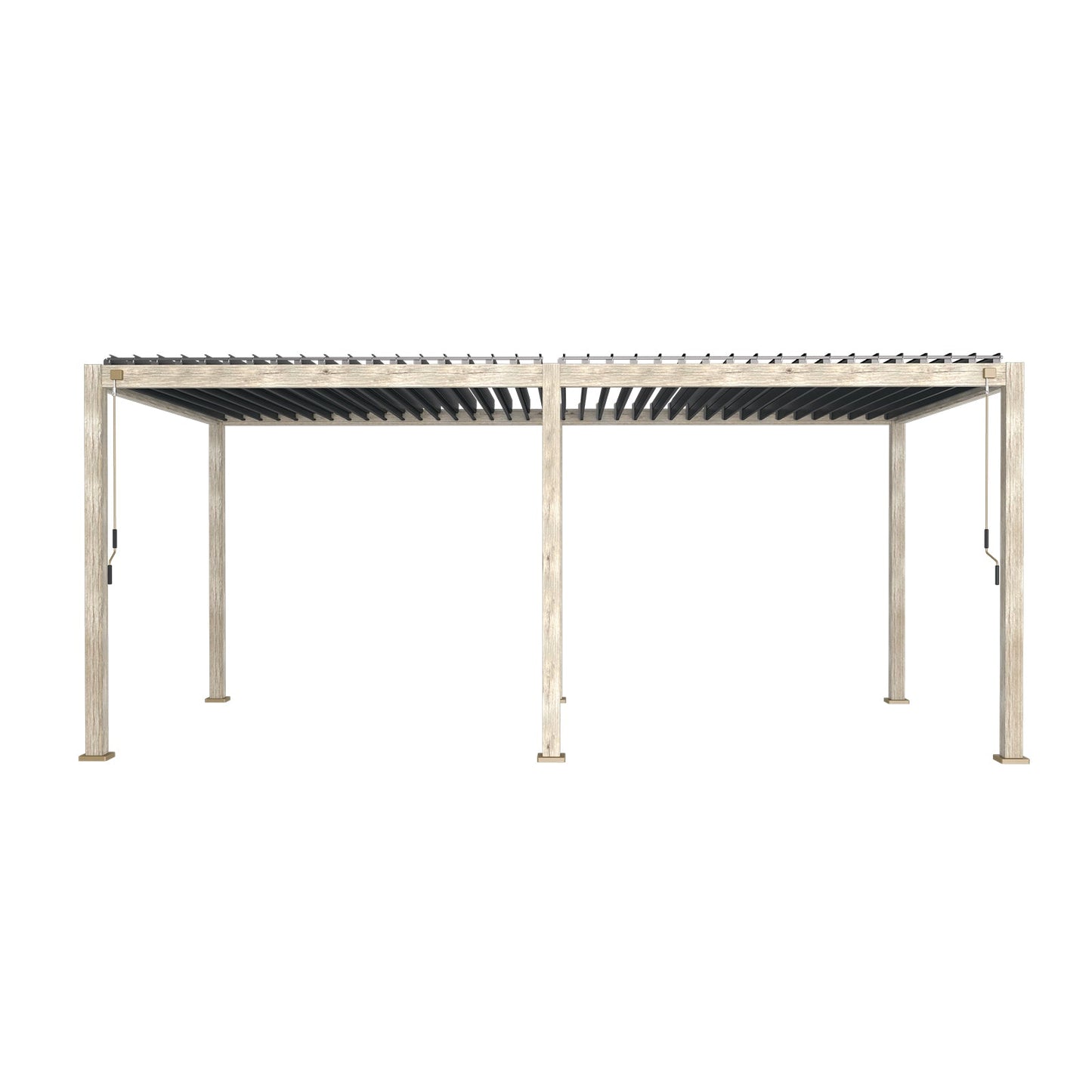 Titan Freestanding Aluminium Pergola | Multiple Sizes | Grey, Pebble & Wood Look