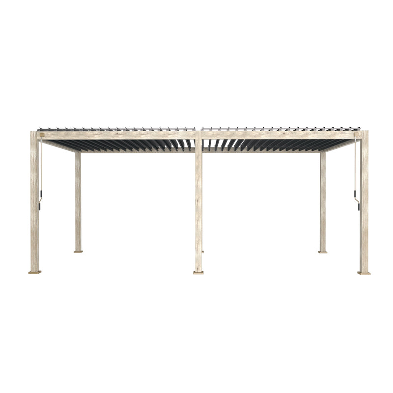 Titan Freestanding Aluminium Pergola | Multiple Sizes | Grey, Pebble & Wood Look
