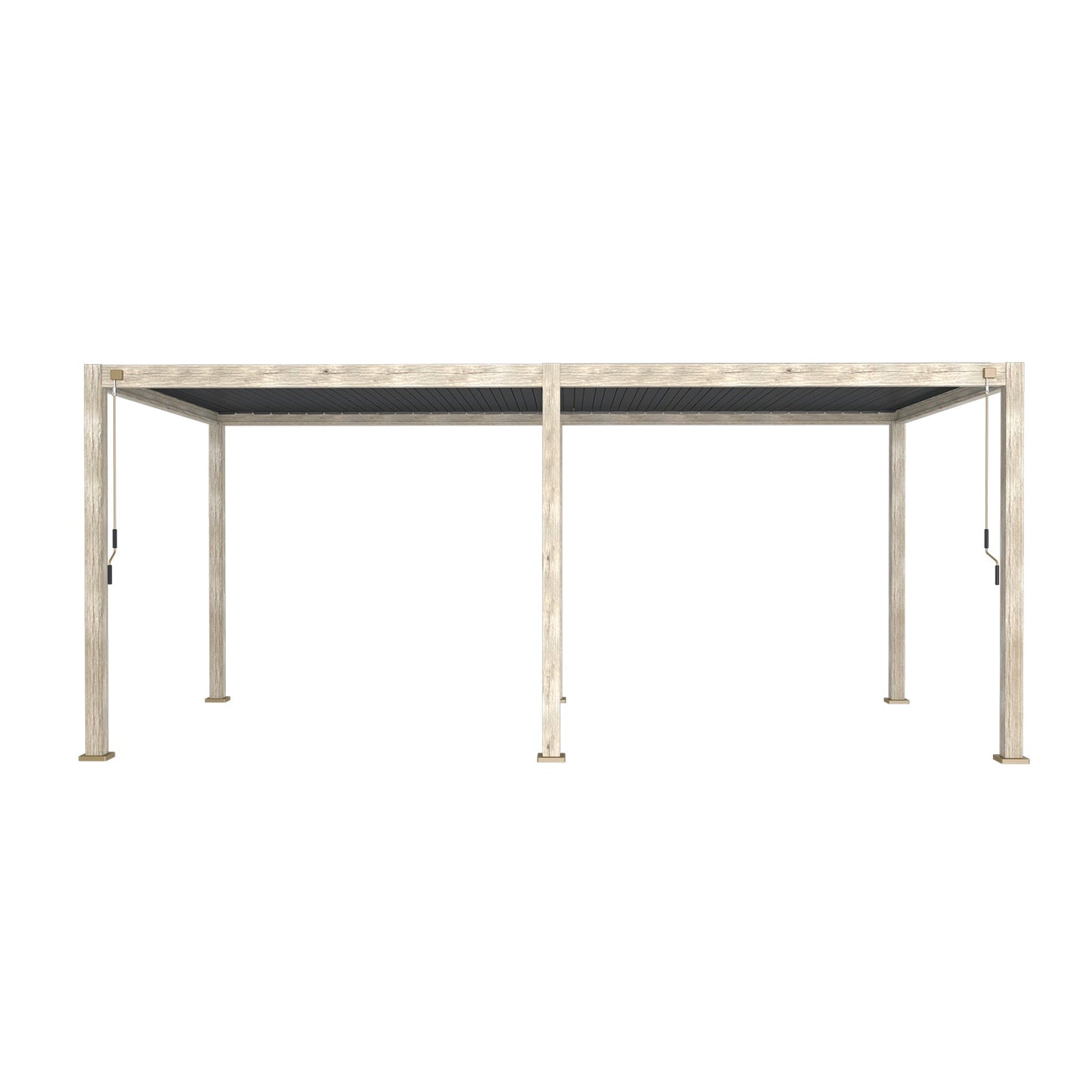 Titan Freestanding Aluminium Pergola | Multiple Sizes | Grey, Pebble & Wood Look