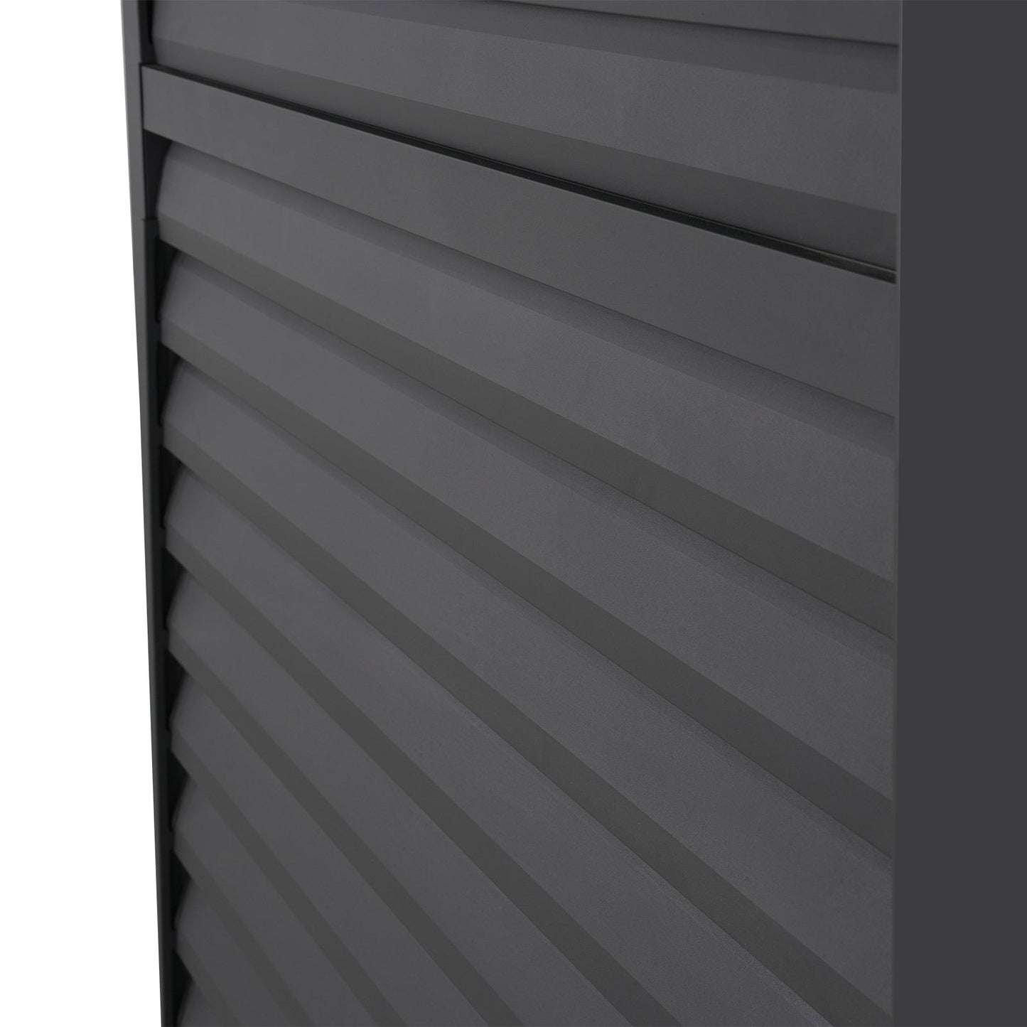 Titan Louvred Side Wall | Adjustable, Fixed & Standard | 1m / 1.2m / 1.33m | Grey & Pebble