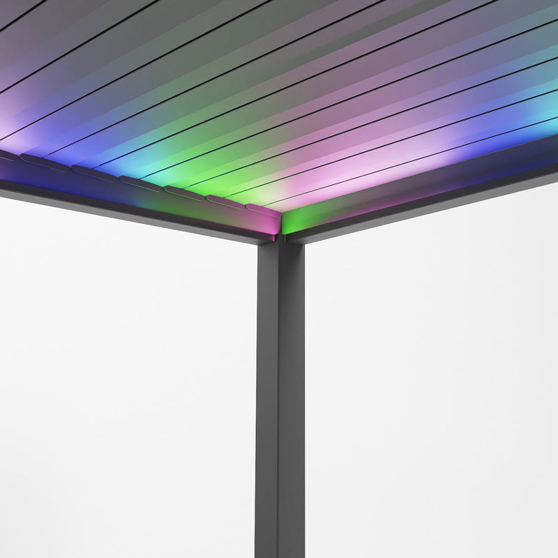 Titan Freestanding Aluminium Pergola | Multiple Sizes | Grey, Pebble & Wood Look