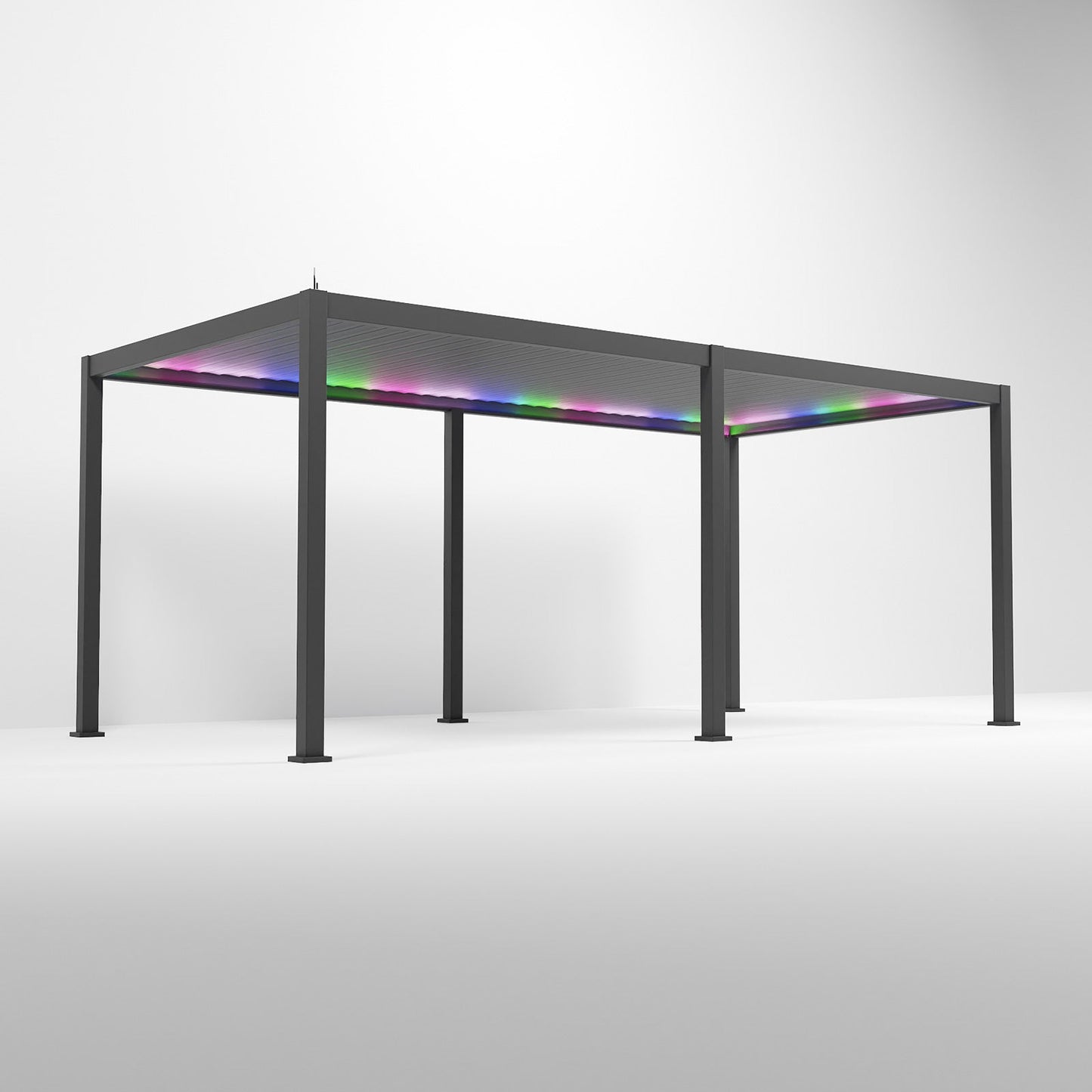 Titan Freestanding Aluminium Pergola | Multiple Sizes | Grey, Pebble & Wood Look