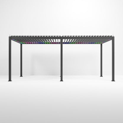 Titan Freestanding Aluminium Pergola | Multiple Sizes | Grey, Pebble & Wood Look