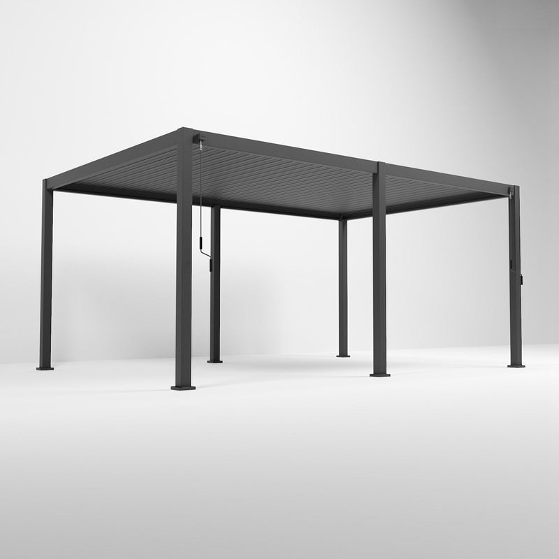 Titan Freestanding Aluminium Pergola | Multiple Sizes | Grey, Pebble & Wood Look