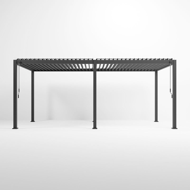 Titan Freestanding Aluminium Pergola | Multiple Sizes | Grey, Pebble & Wood Look