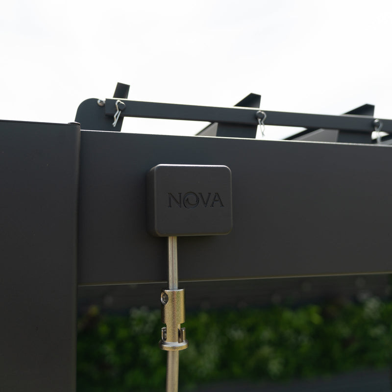 Titan Freestanding Aluminium Pergola | Multiple Sizes | Grey, Pebble & Wood Look