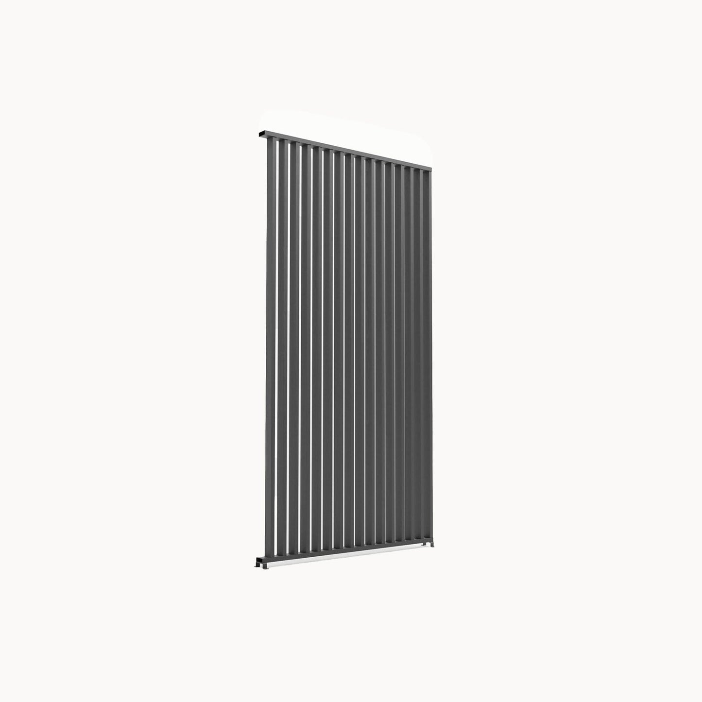 Vertical Louvre Side Wall Panel | 1m / 1.2m / 1.3m | Grey
