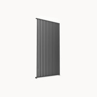 Vertical Louvre Side Wall Panel | 1m / 1.2m / 1.3m | Grey
