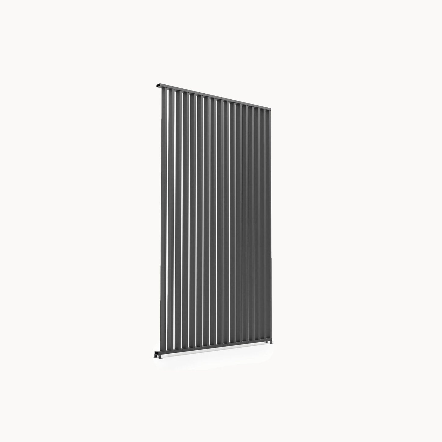 Vertical Louvre Side Wall Panel | 1m / 1.2m / 1.3m | Grey