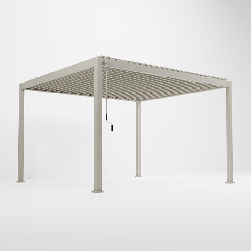 Titan Freestanding Aluminium Pergola | Multiple Sizes | Grey, Pebble & Wood Look