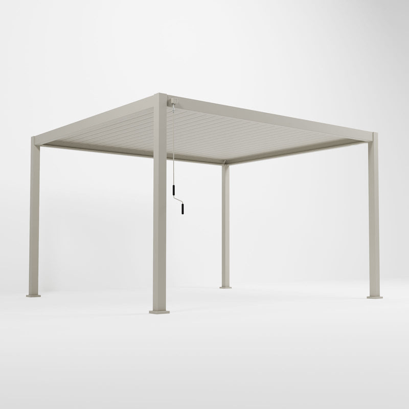 Titan Freestanding Aluminium Pergola | Multiple Sizes | Grey, Pebble & Wood Look