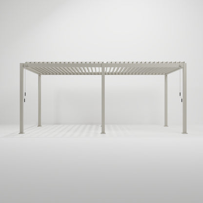 Titan Freestanding Aluminium Pergola | Multiple Sizes | Grey, Pebble & Wood Look