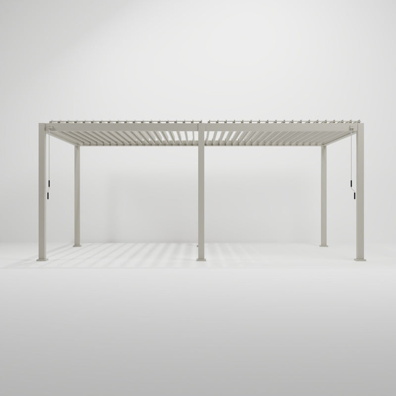 Titan Freestanding Aluminium Pergola | Multiple Sizes | Grey, Pebble & Wood Look