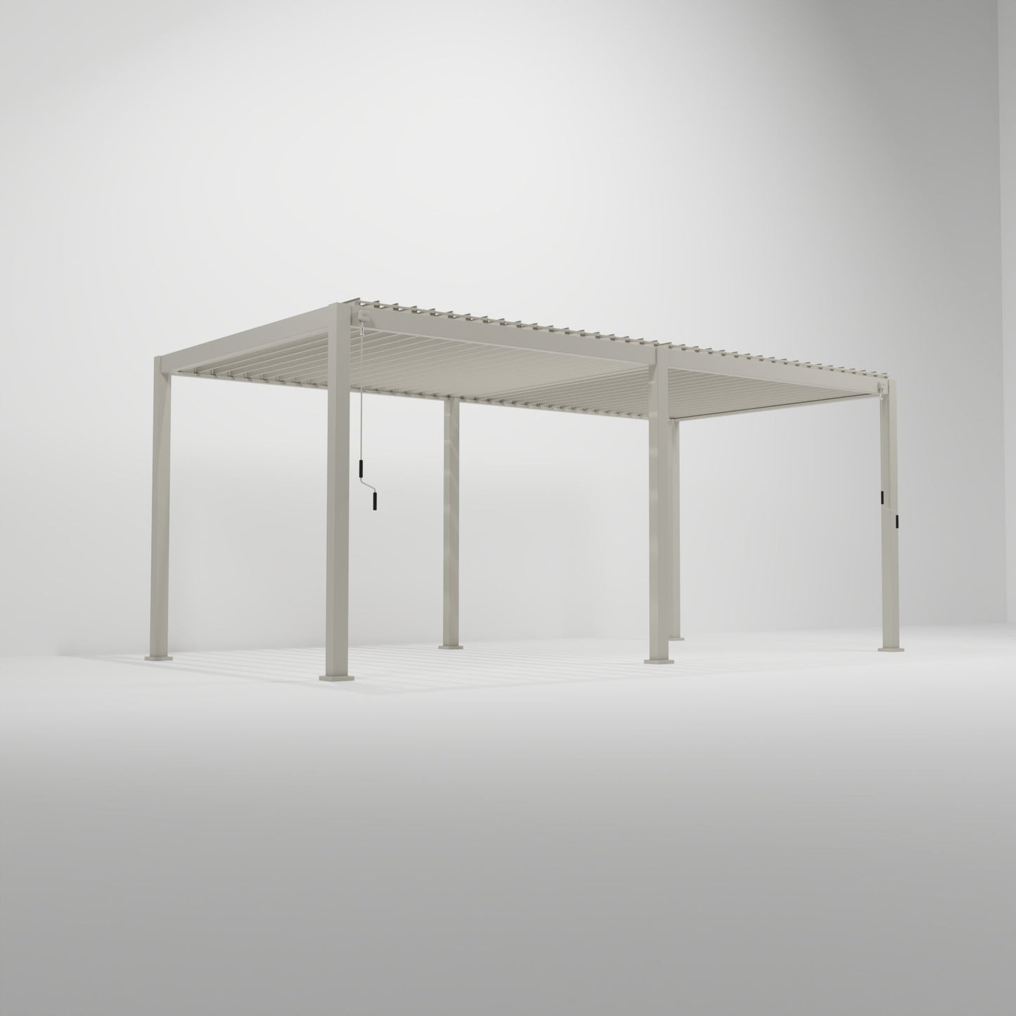 Titan Freestanding Aluminium Pergola | Multiple Sizes | Grey, Pebble & Wood Look