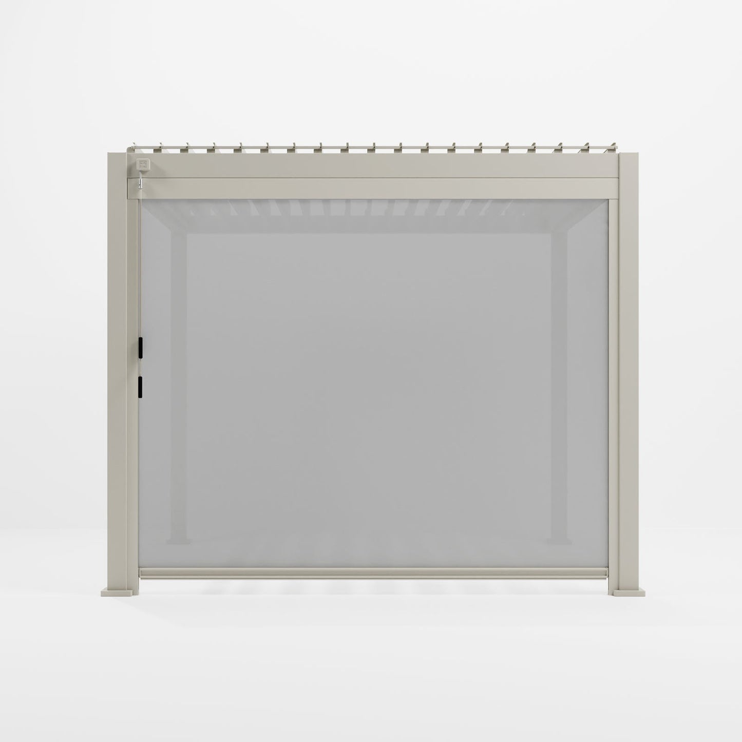 Titan Pergola Pull Down Privacy Screen | Multiple Sizes | Grey & Pebble