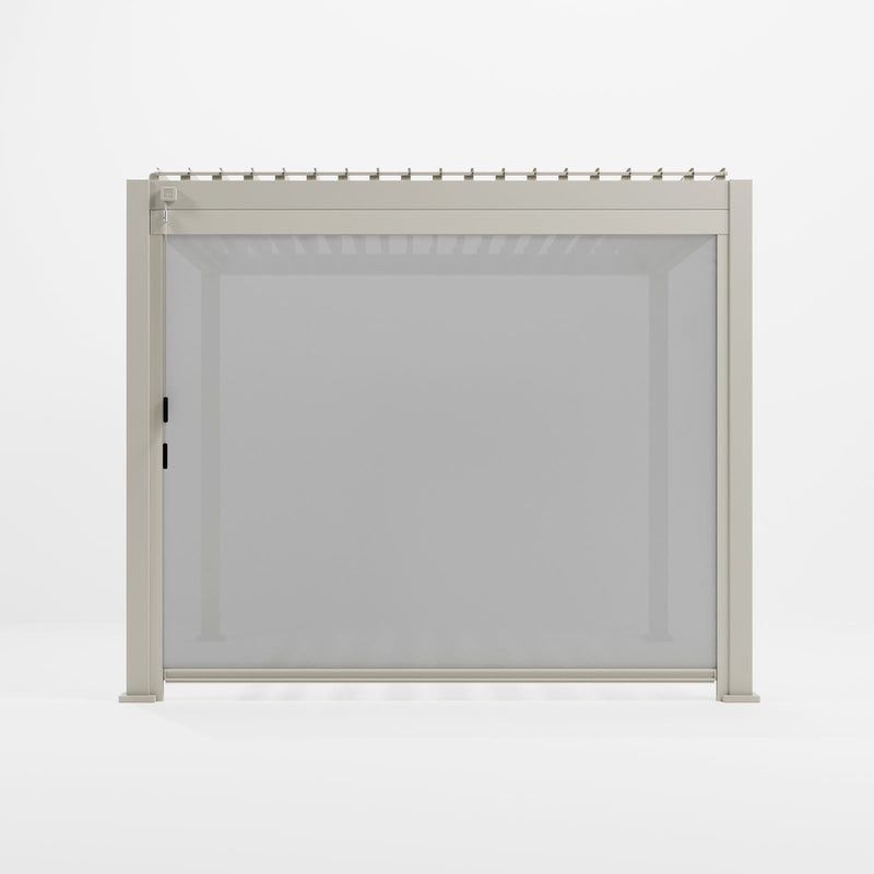 Titan Pergola Pull Down Privacy Screen | Multiple Sizes | Grey & Pebble