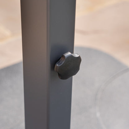 Astra Cantilever Parasol | Standard & LED | Multiple Sizes | Grey