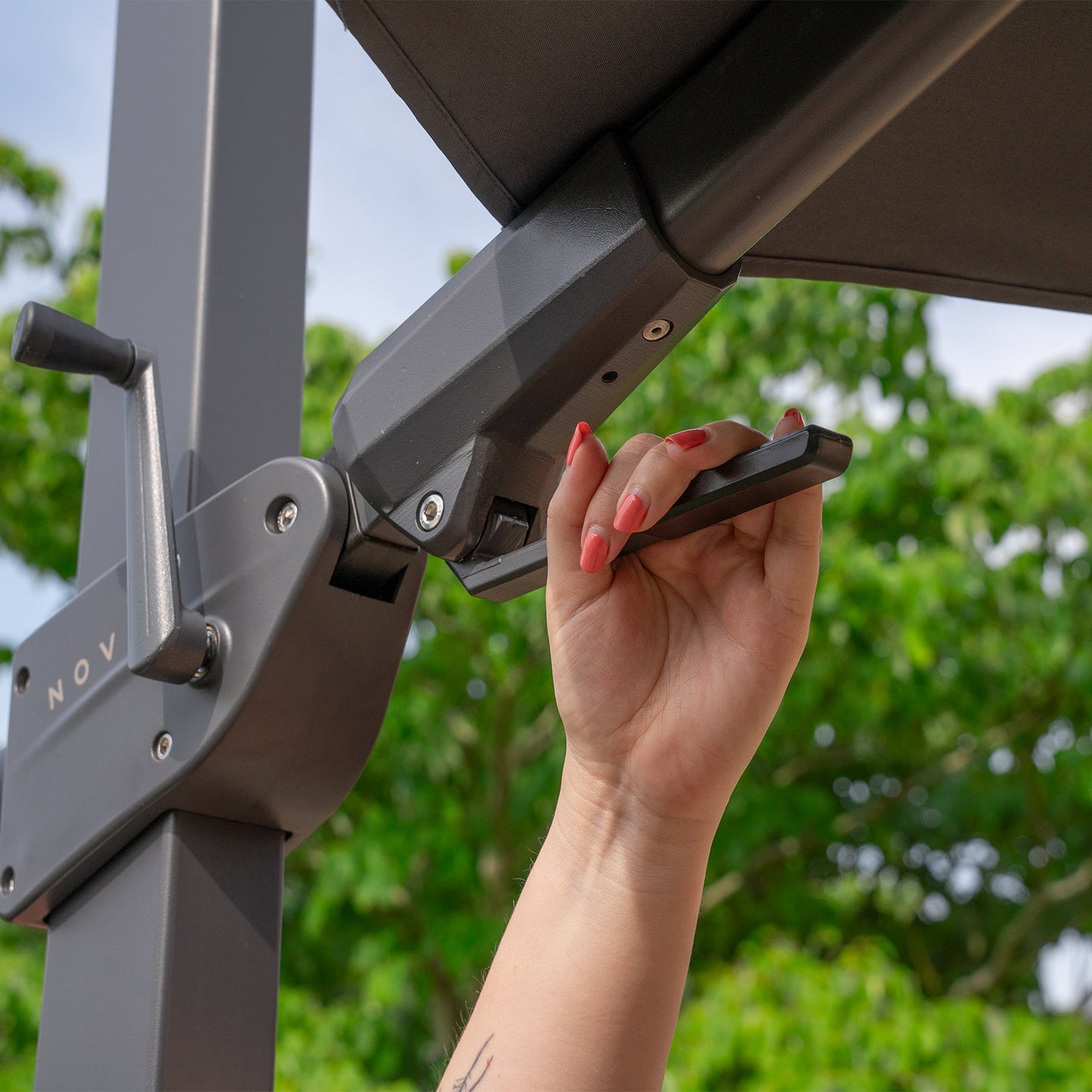 Astra Cantilever Parasol | Standard & LED | Multiple Sizes | Grey