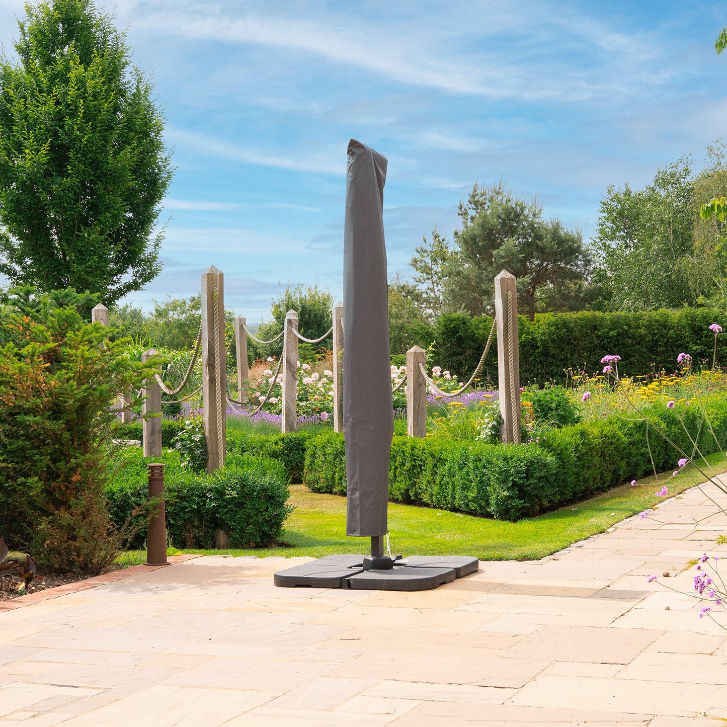 Astra Cantilever Parasol | Standard & LED | Multiple Sizes | Grey