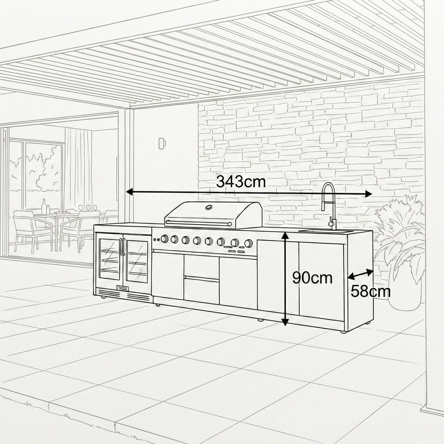 Assado Plus Outdoor Kitchen