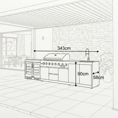 Assado Plus Outdoor Kitchen