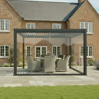Titan Glass Sliding Doors Pack | 3.0m / 3.6m / 4.0m | Grey & Pebble