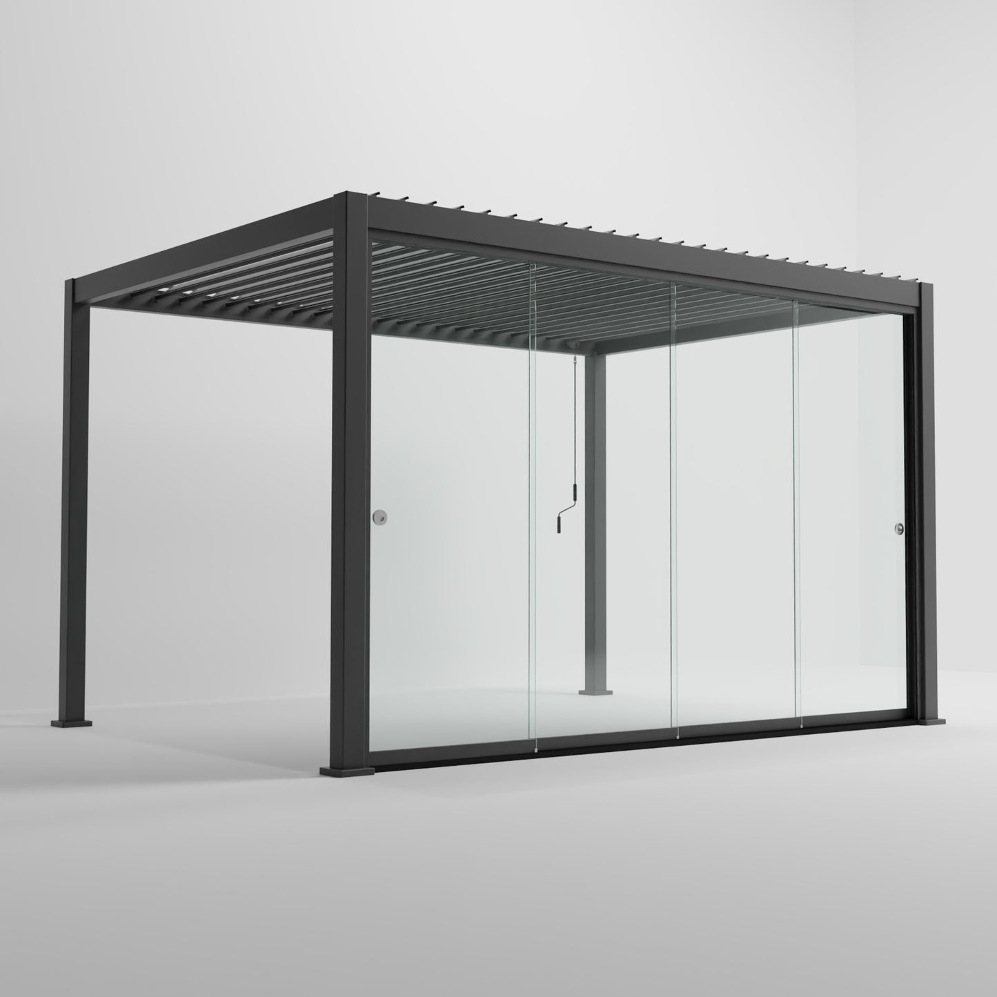 Titan Glass Sliding Doors Pack | 3.0m / 3.6m / 4.0m | Grey & Pebble
